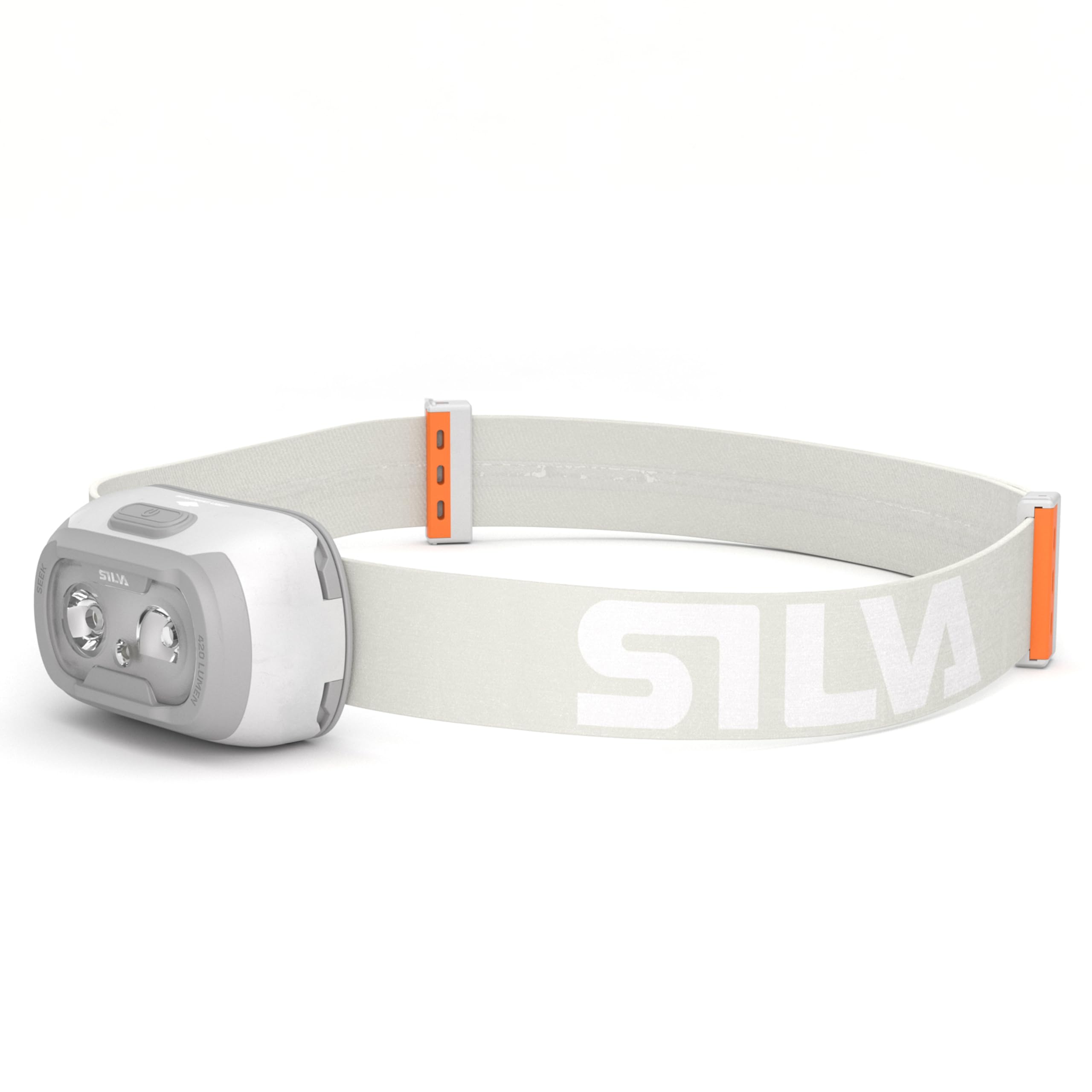 Silva Head Torch Battery Powered - Seek 420 Lumen Head Lamp - Runs